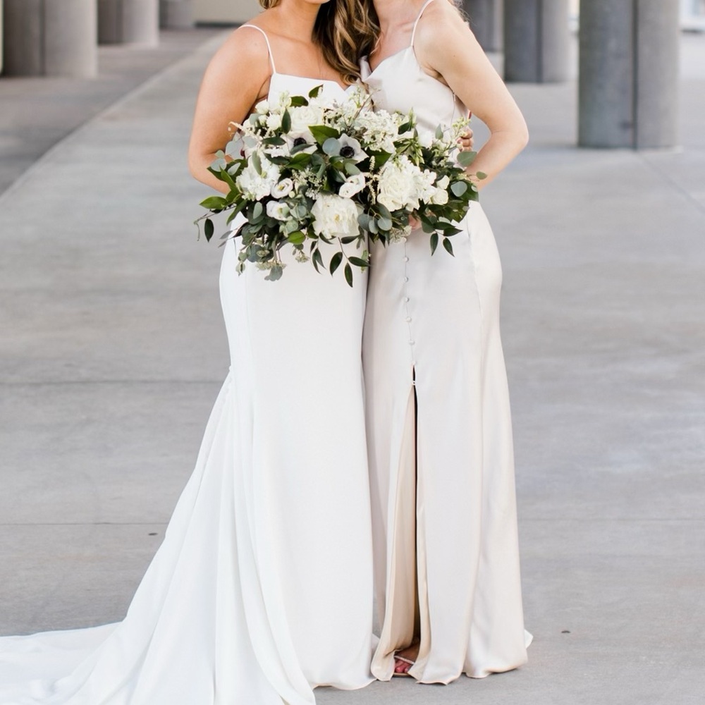 Revelry Billie satin gown